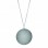 Sterling Silver Diamond Cut Disc Necklace