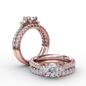 Classic Three Stone Engagement Ring