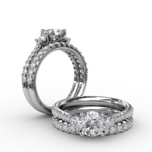 Classic Three Stone Engagement Ring