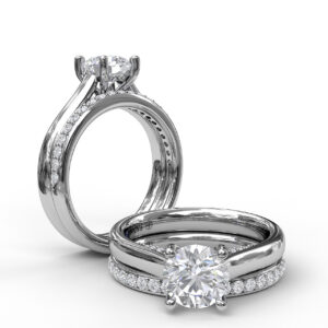 Love Forever Solitaire With Surprise Diamonds Engagement Ring