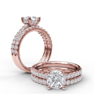 Timeless Single Row Engagement Ring