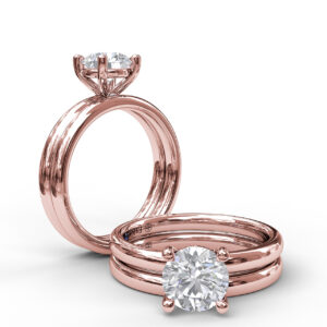 Classic Round Cut Solitaire Engagement Ring