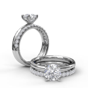 Timeless Round Cut Solitaire Engagement Ring