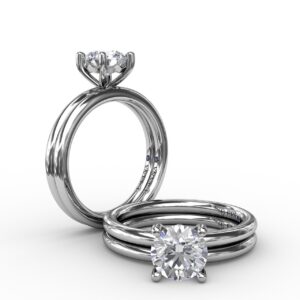 Classic Round Diamond Solitaire Engagement Ring