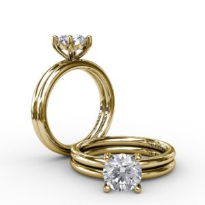 Classic Round Diamond Solitaire Engagement Ring