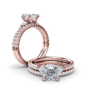 Dynamic Diamond Engagement Ring