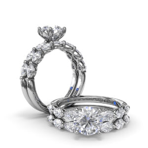 Whimsical Diamond Engagement Ring