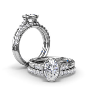 Beautiful Bezel Set Engagement Ring