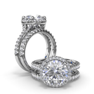 Striking and Strong Diamond Engagement Ring