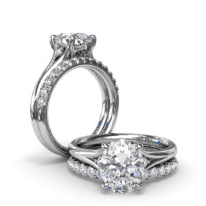 Split Shank Engagement Ring